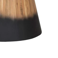 Discount Bois & Chiffons Table de repas ronde acacia dimona marron - D.140x76 cm