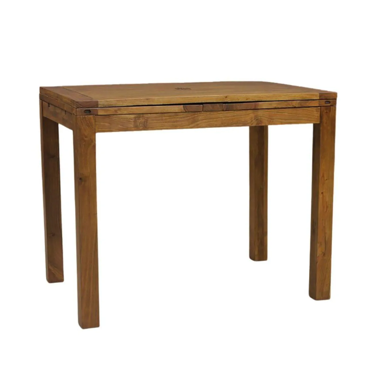 Bois & Chiffons Table haute mange debout rectangulaire Acacia Gordon Naturel - 130x90x106 cm