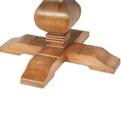 Bois & Chiffons Table ronde manguier solaris naturel - 135x135x76 cm