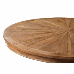 Bois & Chiffons Table ronde manguier solaris naturel - 135x135x76 cm