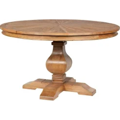 Bois & Chiffons Table ronde manguier solaris naturel - 135x135x76 cm