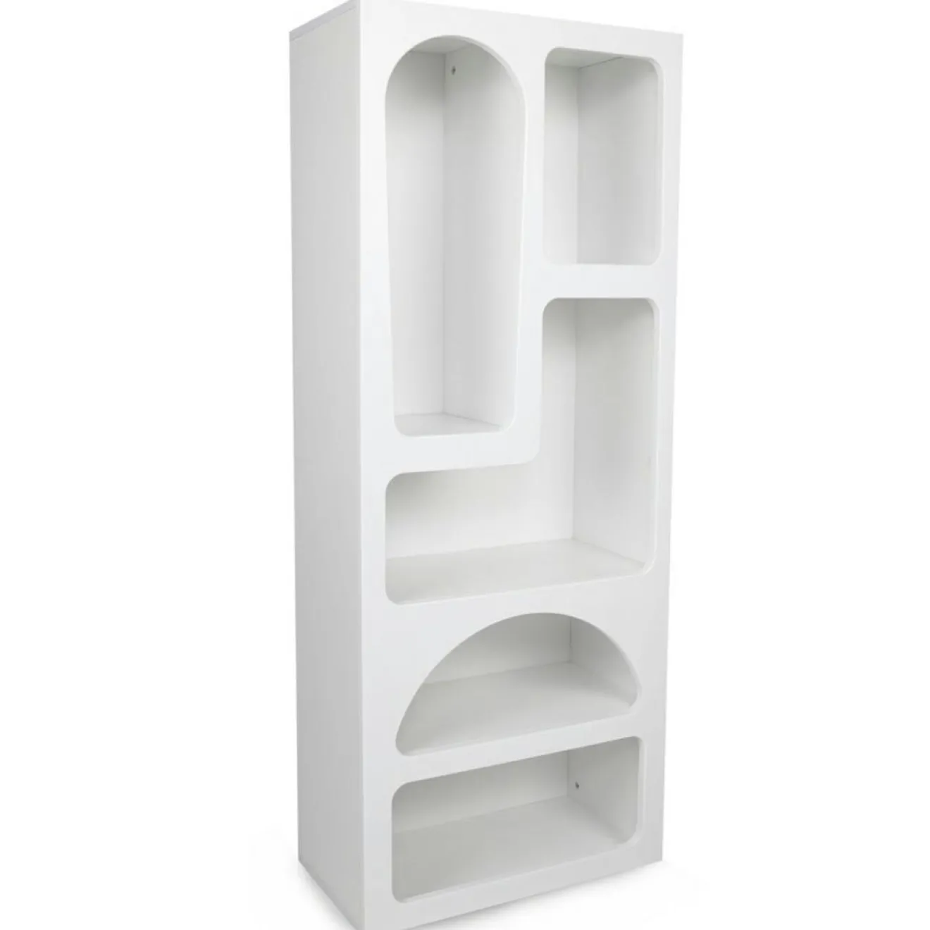 New Homitis Étagère à livres Vénus blanche - 60x150x32 cm