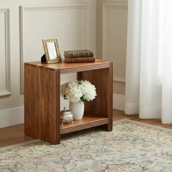 Discount Bois & Chiffons Étagère H50 cm Acacia Florence Marron - 50x35x50 cm