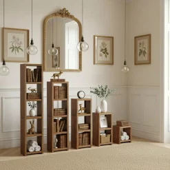 Discount Bois & Chiffons Étagère H50 cm Acacia Florence Marron - 50x35x50 cm