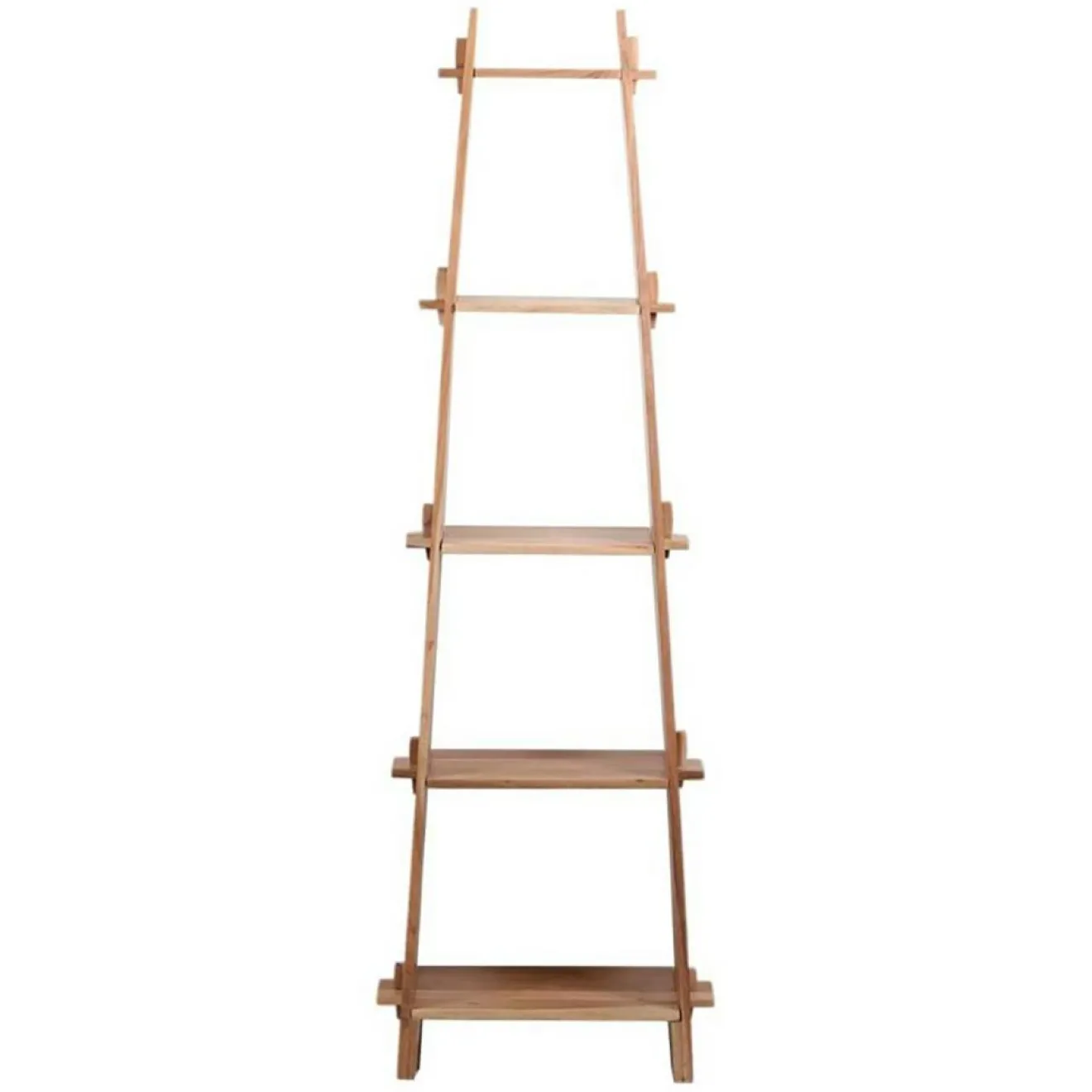 Bois & Chiffons Étagère pyramide marron - 45x35x174 cm