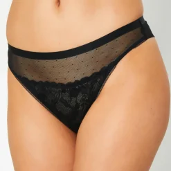 Outlet Huit Tanga Poprock noir