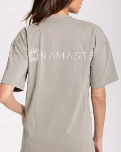 Femme Onamaste Tee Shirt Oversize gris