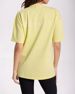 Femme Onamaste Tee Shirt Oversize jaune