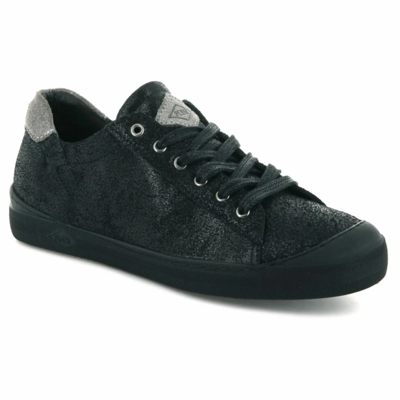 Femme Palladium Tennis en Cuir Nocera noires