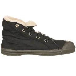Hot Bensimon Tennis montantes Mid Fourrées lacets grises
