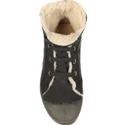 Hot Bensimon Tennis montantes Mid Fourrées lacets grises