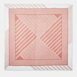 Femme Galeries Lafayette Étole Bobby rose - 130x100 cm