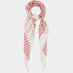 Femme Galeries Lafayette Étole Bobby rose - 130x100 cm