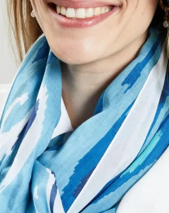 New Petrusse Étole en Coton Ylang bleue - 100x200 cm