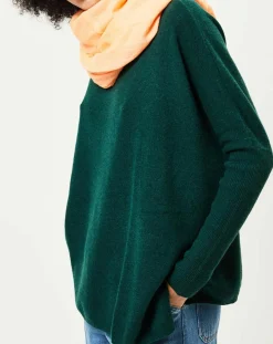 Femme Galeries Lafayette Étole Foil orange clair - 180x87 cm