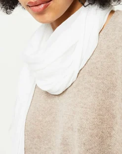 Sale Galeries Lafayette Étole Iode effet froissé écrue - 190x90 cm