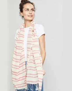 Femme Petrusse Étole Massimo rouge - 70x180 cm