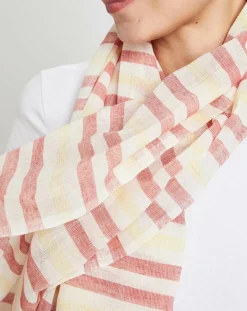 Femme Petrusse Étole Massimo rouge - 70x180 cm