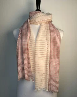 Sale Petrusse Étole Migo blanche - 70x180 cm