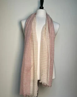 Sale Petrusse Étole Migo blanche - 70x180 cm