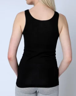 Femme Mare Top 100% Coton noir