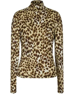 Sale Manoush Top Basic imprimé léopard