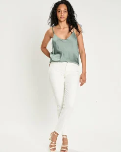 Femme Lauren Vidal Top Cindy sauge