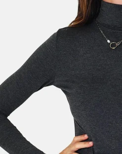 Femme Assuili Top Col Roulé Pauline loup