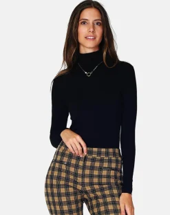 Online Assuili Top Col Roulé Pauline noir