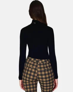 Online Assuili Top Col Roulé Pauline noir