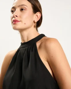 Femme Lauren Vidal Top Colbie noir