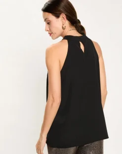 Femme Lauren Vidal Top Colbie noir