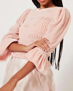 Femme Manoush Top Duchesse rose