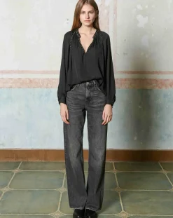 Online See u Soon Top Ella noir