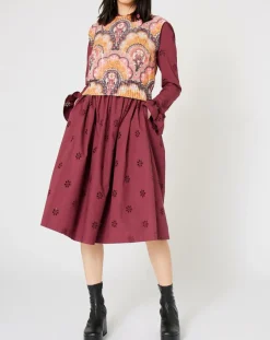 Outlet Manoush Top en maille Fall Torsade imprimé rose/multicolore