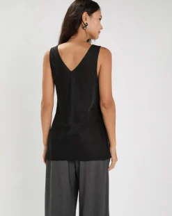 Femme Lauren Vidal Top Iros noir