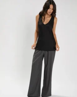 Femme Lauren Vidal Top Iros noir