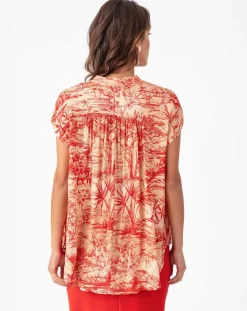 Best Bleu Blanc Rouge Top Isabella rouge