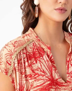 Best Bleu Blanc Rouge Top Isabella rouge