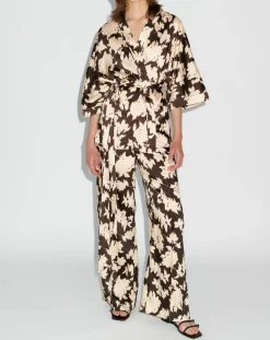 Zapa Top Kimono fluide Vieran chocolat