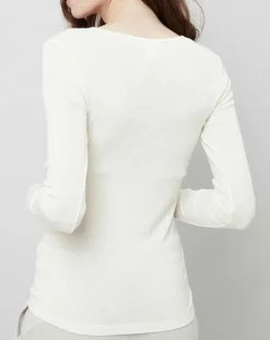 Online Mare Top Laine et Soie ivoire