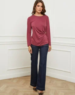 Femme L'Armoire de Suzette Top Lena bordeaux