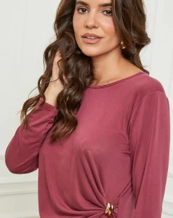 Femme L'Armoire de Suzette Top Lena bordeaux
