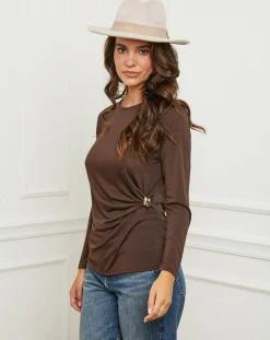 L'Armoire de Suzette Top Lena choco
