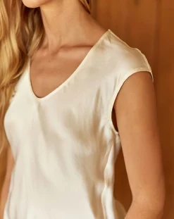 Femme Lauren Vidal Top Lison écru