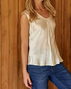 Femme Lauren Vidal Top Lison écru