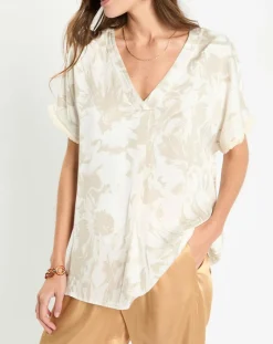 Lauren Vidal Top Luna écru