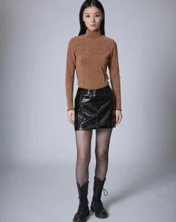 Femme Manoush Top Lurex doré