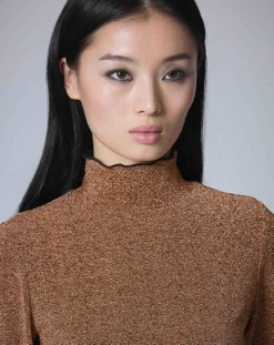 Femme Manoush Top Lurex doré