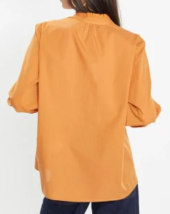 Discount Galeries Lafayette Top Marly orange